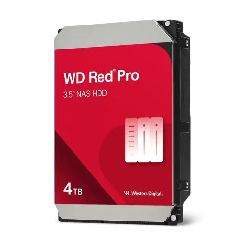 WD Red® Pro drives are engineered to handle high-intensity workloads in 24x7 multi-user commercial and enterprise NAS environments. WD Red Pro drives deliver the performance, scalability and dependability businesses require to store, share and collaborate on large amounts of data in multi-bay RAID-optimized NAS systems.