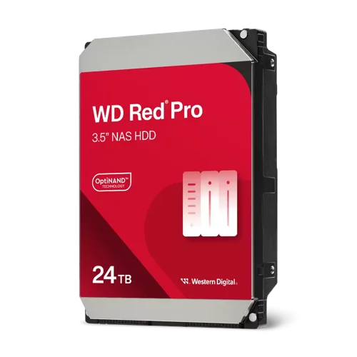 Western Digital Red Pro 24TB SATA 3.5 Inch Internal Hard Drive