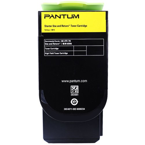 OEM Pantum CP2500DN CM7105DN Std Yld Yellow Toner CTL-300Y