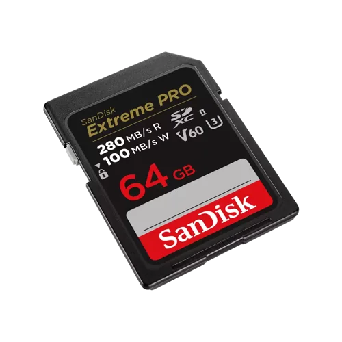 SanDisk Extreme PRO 64GB UHS-II Class 10 Memory Card