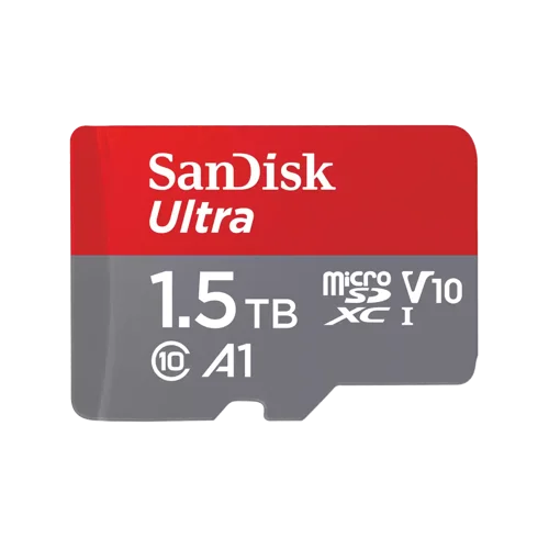 SanDisk Ultra 1.5TB UHS-I Class 10 MicroSDXC Memory Card and Adapter