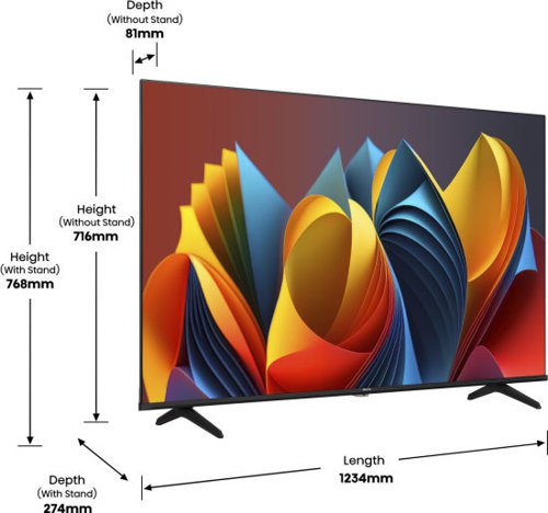 Hisense 55E7NQTUK 55IN 4K QLED SMART TV 8HI210446915