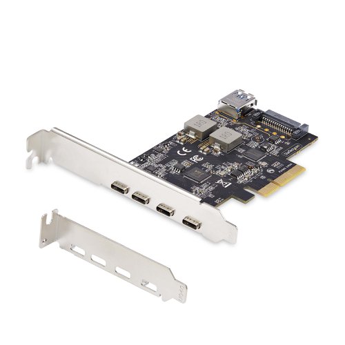 Startech.com 5 Port USB PCIe Card USB 3.2 10Gbps 4x USB-C 1X USB-A Internal Port