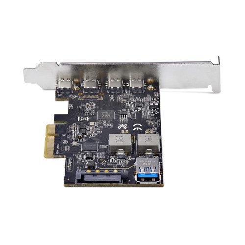 Startech.com 5 Port USB PCIe Card USB 3.2 10Gbps 4x USB-C 1X USB-A Internal Port