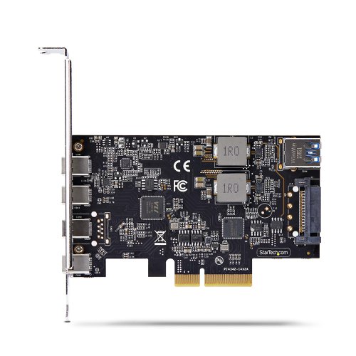 Startech.com 5 Port USB PCIe Card USB 3.2 10Gbps 4x USB-C 1X USB-A Internal Port