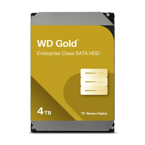 8WD10441361 | Store your data with confidence on WD Gold.WD Gold HDDs incorporate our latest innovations to handle heavy, continuous read-write workloads in the toughest of enterprise and commercial system environments. WD Gold drives provide the utmost in HDD storage performance, reliability, durability, and capacity-point flexibility to small and medium businesses and design professionals whose mission-critical data and creative output are essential to their success.Built For Demanding Use CasesCustomize your business’s storage mix to fit your specific needs with hard drives in capacities of up to 26TB, engineered for demanding applications with a read-write workload rating of up to 550TB per year.Enhanced ReliabilityWith a five-year limited warranty supporting up to 2.5M hours MTBF, WD Gold hard drives deliver enhanced levels of dependability and durability.Protection and Performance BoostArmorCache™ technology (available in 22TB and above) is a Western Digital-only feature that provides enterprise power loss protection of your data in write-cache enabled (WCE) mode while increasing performance in write-cache disabled (WCD) mode.Continuous InnovationThe WD Gold 26TB1 model is built on the world’s first 11-disk HDD platform and delivers the 10th generation of HelioSeal® technology, which has proven to be a vital foundation for continuous capacity growth for over a decade.Robustness For Tough EnvironmentsOur exclusive Rotational Vibration Safeguard (RVS) uses dual sensors to anticipate and counteract disturbances, maintaining peak performance in high-vibration environments.Flexibility and Peace of MindWD Gold has undergone extensive testing and validation in a variety of host bus adapters, servers and enterprise storage solutions employing RAID and other data resiliency configurations.