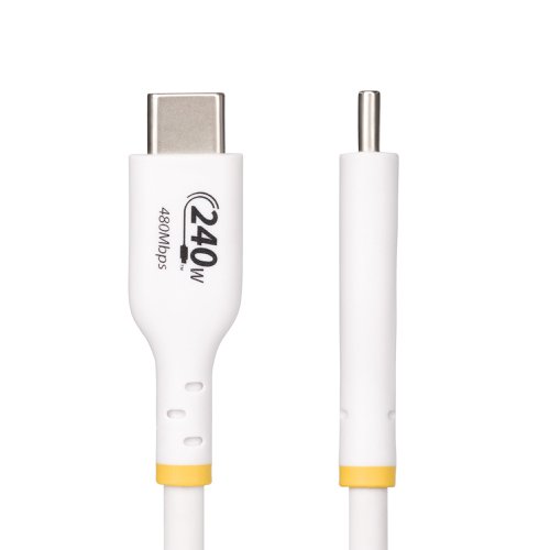 StarTech.com 2m USB-C 240W PD EPR White Charging Cable