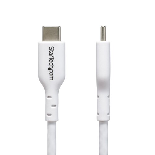 StarTech.com 3m USB-C White Charging Cable with 60W Power Delivery