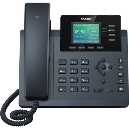 Yealink SIP-T34W VoIP Telephone + Caller ID 5-Way Call Capability 4 Lines Classic Grey SIP-T34W