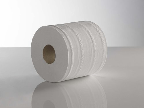 ValueX Centrefeed Roll 1 Ply 300M For Jumbo Dispensers White (Pack 6) - WCF300