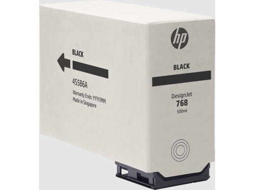 HP No 768 Black Ink Cartridge 500ml - 4S5B6A