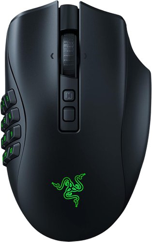 Razer Naga V2 Pro 30000 DPI RF Wireless + Bluetooth + USB-C Gaming Mouse