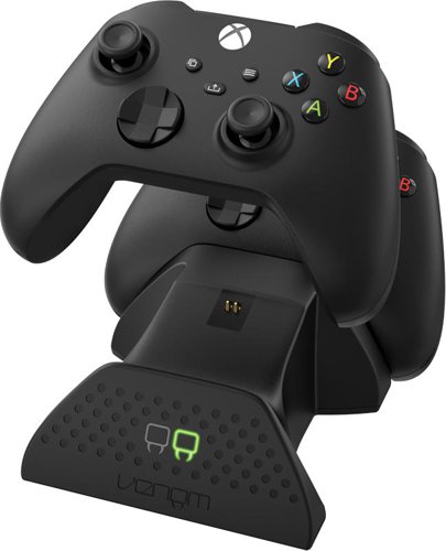 Xbox Series X S Black Wireless Controller with Venom Twin Docking Station