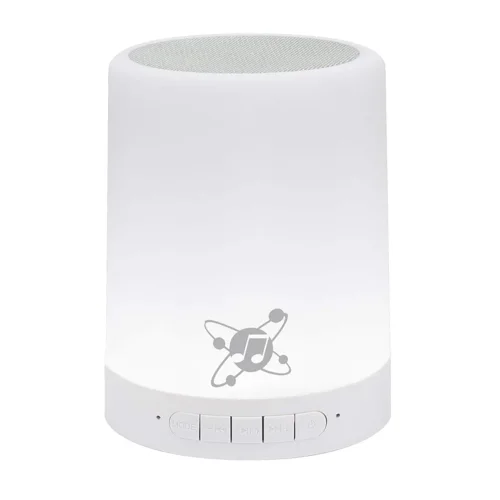 Manhattan Sound Science White Bluetooth Speaker - Up to 5 Hours Playback Time; 10m Range; Aux 3.5mm Connector