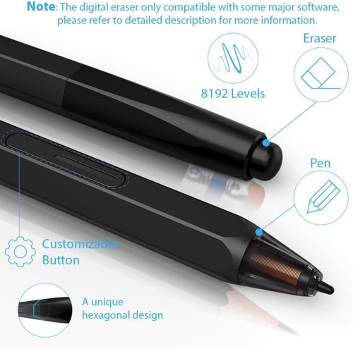 XPARTIST12 | A super-portable screen with an 11.6 Inch display area, conveniently placed on your tabletop or anywhere as you like to simplify your work space.The Artist 12 features 6 handy shortcut keys with a slim touch pad. Each shortcut key can be customized as needed to fit you preferred tool while your touch bar can be programmed to zoom in and out on your canvas, scroll up and down, and more. These customization options allow you to optimize your workflow , to create your ideas faster and more efficiently.