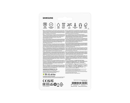Enhanced speed and compatibility deliver dependable performance. Huge capacity lets you store tons of media on your phone, load your handheld console with games, or download more apps on your tablet. Top-notch speed makes transfers seamless with trusted reliability, all in a slick new design.Portability that doesn't compromise on performance. With hyper quick U3, class 10 rated transfer speeds, EVO Plus keeps your day-to-day agenda running at full capacity. Its App Performance rating of A2 and V30 video rating let all your apps work optimally while you watch 4K UHD videos in brilliant detail.Be ready for wherever life takes you. The versatility of EVO Plus makes it compatible with virtually everything from Android smartphones and tablets to handheld gaming consoles and laptops, so you can store and manage those larger files with confidence and ease.6 pillars of protection for your data. No matter where your adventures take you, your data on the microSD EVO Plus is protected from water, extreme temperatures, X-rays, magnets, drops and wearout. Your irreplaceable experiences deserve reliable storage. And it’s all backed by a confident 10-year limited warranty.Unlock the full power of EVO Plus with Samsung Magician software - a user-friendly suite of management tools that facilitates optimal Memory card performance. Verify product authenticity, monitor drive health, and benchmark performance.