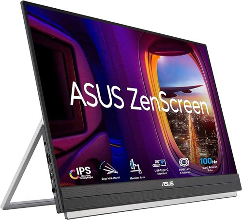 ASUS ZenScreen MB229CF 21.5 Inch 1920 x 1080 Pixels Full HD IPS Panel HDMI USB-C Portable Monitor