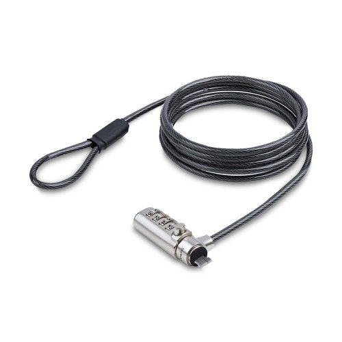 StarTech.com Nano Slot Compatible 2m Cable Lock For Laptop