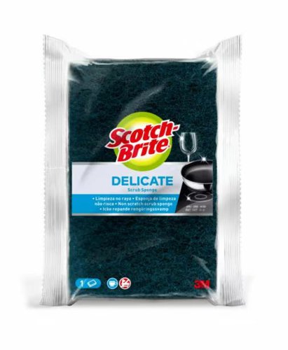 Scotch-Brite® Delicate Non-Scratch Scrub Sponge, 1 piece in pack