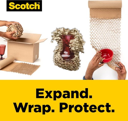 Scotch™ Cushion Lock™ Protective Wrap, 304 mm x 9.14 m, 1 Roll/Pack