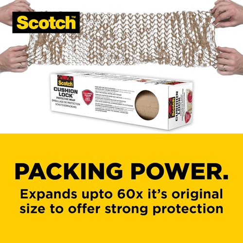 Scotch™ Cushion Lock™ Protective Wrap, 304 mm x 9.14 m, 1 Roll/Pack