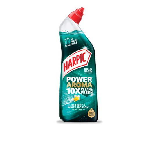 Harpic Power Aroma Toilet Cleaning Gel Sea Mist & White Blossom 750 ml - 3309953