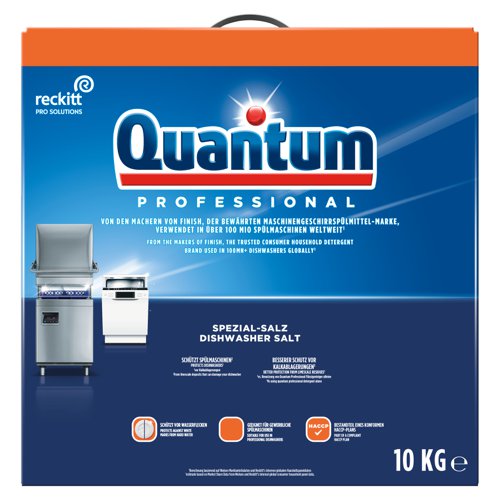 Quantum Professional Dishwasher Salt 10kg  - 3304119