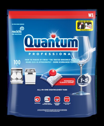 Quantum Professional All In One  Dishwasher Tablets (Pack 100) - 3306457