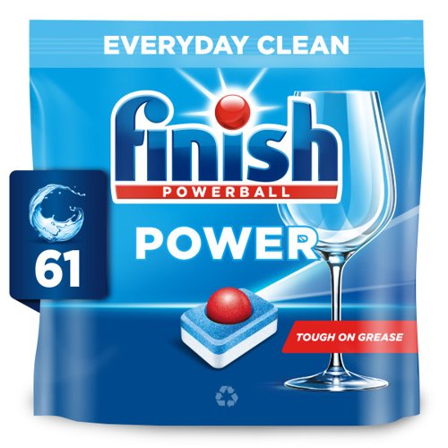 Finish Power All in One Dishwasher Tablets Regular (Pack 61) - 3311089