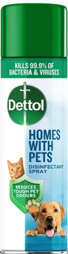 Dettol Homes With Pets Disinfectant Spray 300ml - 3280082