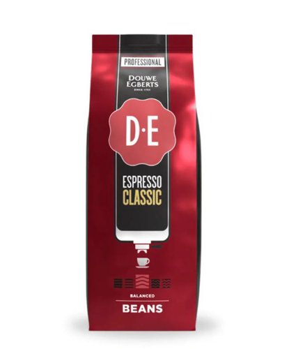 Perfect in areas where guests and visitors want a barista standard coffee to sit down and enjoy, from receptions, hotel lobbies, to cafes and restaurants, Douwe Egberts expertly blended Espresso Beans.