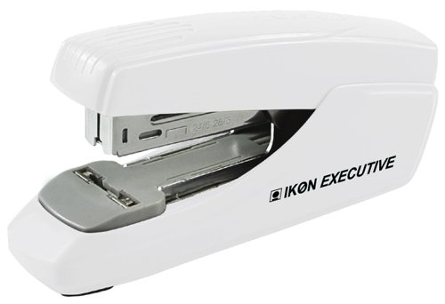 Hainenko IKON F300 Executive Half Strip Flat Clinch Stapler With Integrated Staple Remover White - SP-F300