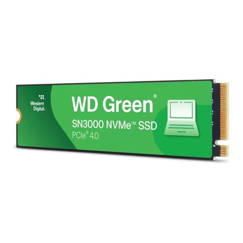 Western Digital Green SN3000 2TB M.2 PCI Express 4.0 NVMe Internal Solid State Drive  8WD10450537