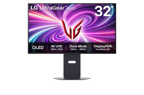 LG GS95UV-B UltraGear 32 Inch 3840 x 2160 Pixels 4K Ultra HD OLED HDMI DisplayPort USB Hub Gaming Monitor Desktop Monitors 8LG32GS95UVB