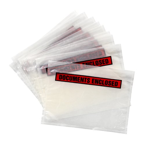 Pukka Post & Packaging A6 Documents Enclosed Wallets Clear 175mmx132mm (Pack 10) - 9660-PCK