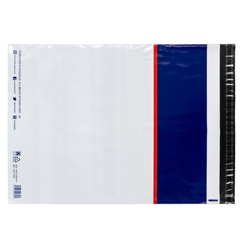 Pukka Post & Packaging Poly Mailing Bags Peel and Seal Size 6 440mmx580mm With 40mm Depth Opaque (Pack 5) - 9657-PCK(5)