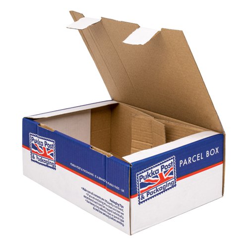 Pukka Post & Packaging Small Postal Box W271xD99xH181mm (each) - 9605-PCK 61081PK