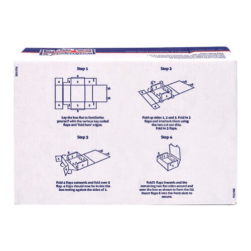 Pukka Post & Packaging Small Postal Box W271xD99xH181mm (each) - 9605-PCK 61081PK