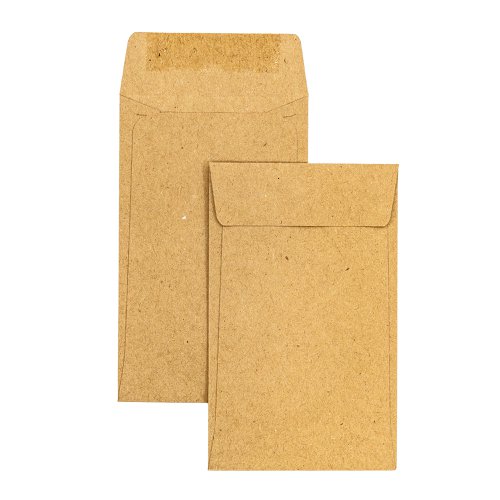 Pukka Post & Packaging Money Envelopes Manilla Gummed 80gsm 100mmx62mm (Pack 50) - 7449-ENV  61116PK