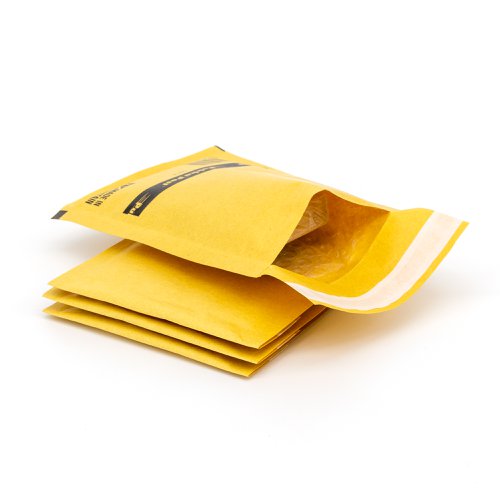 Pukka Post & Packaging Bubble Lined Envelopes Gold Peel and Seal Size B 140mmx225mm (Pack 10) - 7061-ENV(10)