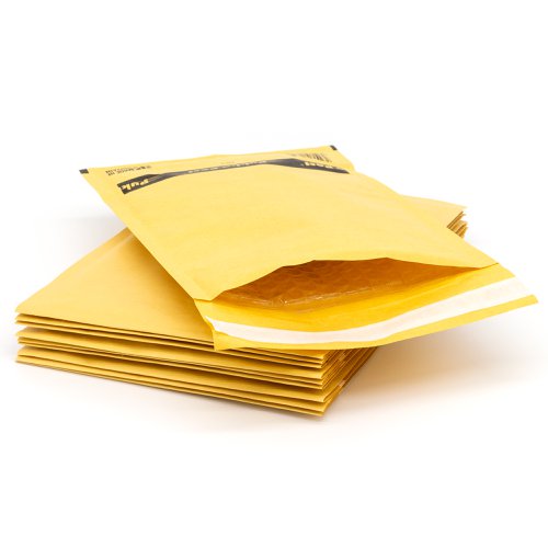 Pukka Post & Packaging Bubble Lined Envelopes Gold Peel and Seal Size D 200mmx275mm (Pack 10) - 7063-ENV(10)