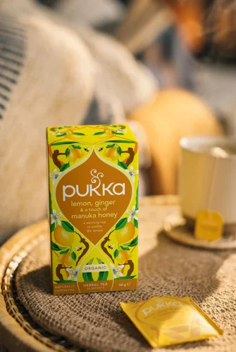 Pukka Tea Lemon Ginger & a Touch of Manuka Honey  Teabags in Envelopes (Pack 20) -  5063270111079  61718CP