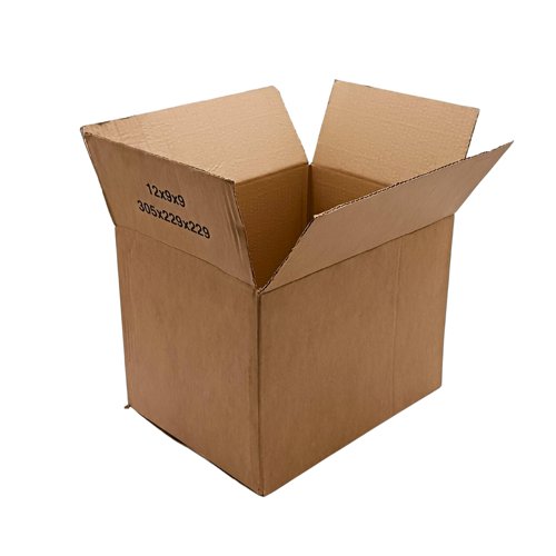 Single Wall Cardboard Cartons 305x229x229mm Brown (Pack 25) - 51SW011 61879LM