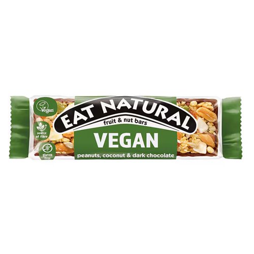 Eat Natural Simple Vegan Fruit & Nut Gluten Free Bar 40g (Pack 12 x 40g)  - 0401376