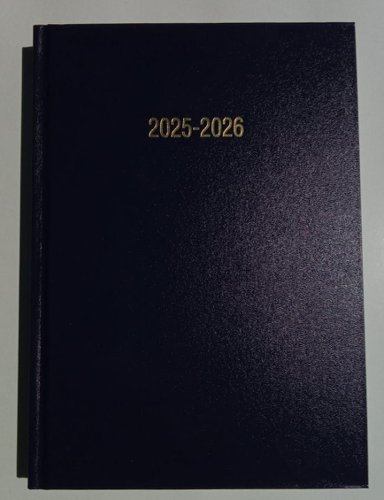 ValueX Academic Mid Year A5 Day To Page Diary 2025/2026 Blue - A51E Blue