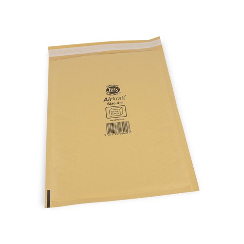 Jiffy Airkraft Mailers 4 Gold Int 240x320mm Ext 270x335mm Box 100