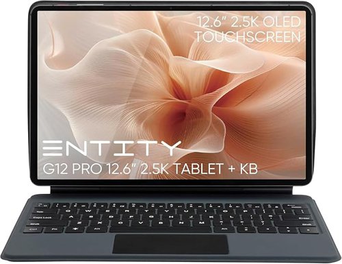 Entity G12 Pro 12.6 Inch OLED MediaTek Helio G99 8GB RAM 128GB Storage Android 14 Tablet with Keyboard