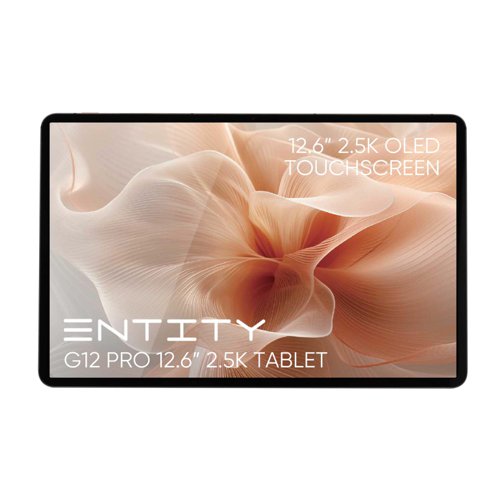 Entity G12 Pro 12.6 Inch OLED MediaTek Helio G99 8GB RAM 128GB Storage Android 14 Tablet