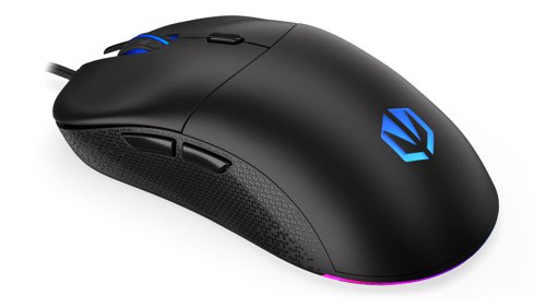 8ENDEY6A005 | The GEM Plus is a mouse for serious players - lightweight (67 g), agile, and always ready to fight. It slides across the mousepad on PTFE skates, as if it were a spaceship with a WARP drive. Its spectacular ARGB backlight gives it that futuristic look - are you ready to conquer?At its heart lies the state-of-the-art PixArt PAW3370 sensor, capable of a maximum sensitivity of 19 000 DPI. In the package under the buttons are also super-fast Kailh GM 8.0 switches. With such a set, your opponents have no chance. 