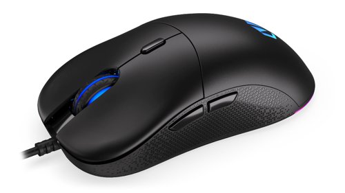 8ENDEY6A005 | The GEM Plus is a mouse for serious players - lightweight (67 g), agile, and always ready to fight. It slides across the mousepad on PTFE skates, as if it were a spaceship with a WARP drive. Its spectacular ARGB backlight gives it that futuristic look - are you ready to conquer?At its heart lies the state-of-the-art PixArt PAW3370 sensor, capable of a maximum sensitivity of 19 000 DPI. In the package under the buttons are also super-fast Kailh GM 8.0 switches. With such a set, your opponents have no chance. 